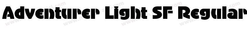 Adventurer Light SF Regular字体转换